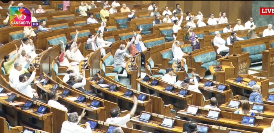 The 'Vande Mataram' Bill was passed in the Lok Sabha today through a voice vote. The Bill had already been passed in the Rajya Sabha yesterday.