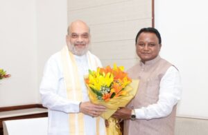 CM Mohan Majhi Meets Amit Shah in Delhi, Seeks Centre’s Support for Viksit Odisha