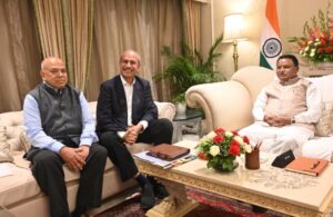 NITI Aayog Member Prof. K.V. Raju called on CM Mohan Majhi in New Delhi