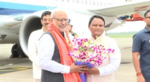 C.P. Radhakrishnan Arrives In BBSR: ଭୁବନେଶ୍ବରରେ ପହଞ୍ଚିଲେ ଉପରାଷ୍ଟ୍ରପତି ସି.ପି. ରାଧାକ୍ରିଷ୍ଣନ୍