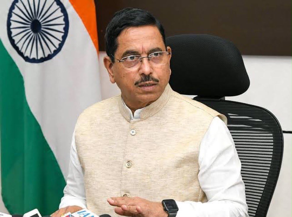 Pralhad Joshi Given Additional Charge of Education Ministry