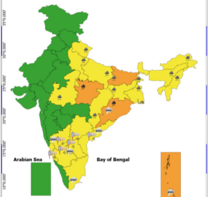Low-Pressure Area Forms Over BoB; Heavy Rain Alert Issued Across Odisha