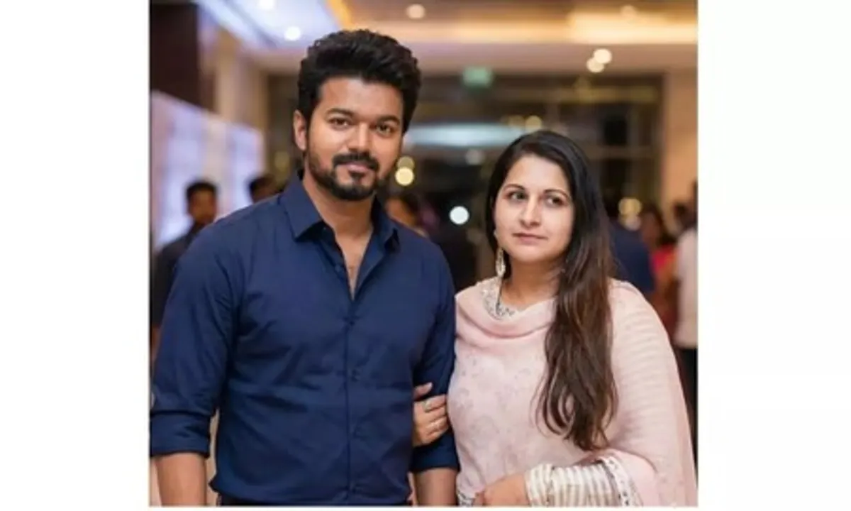 Tamil Nadu CM Vijay’s Wife Sangeetha Withdraws Divorce Petition