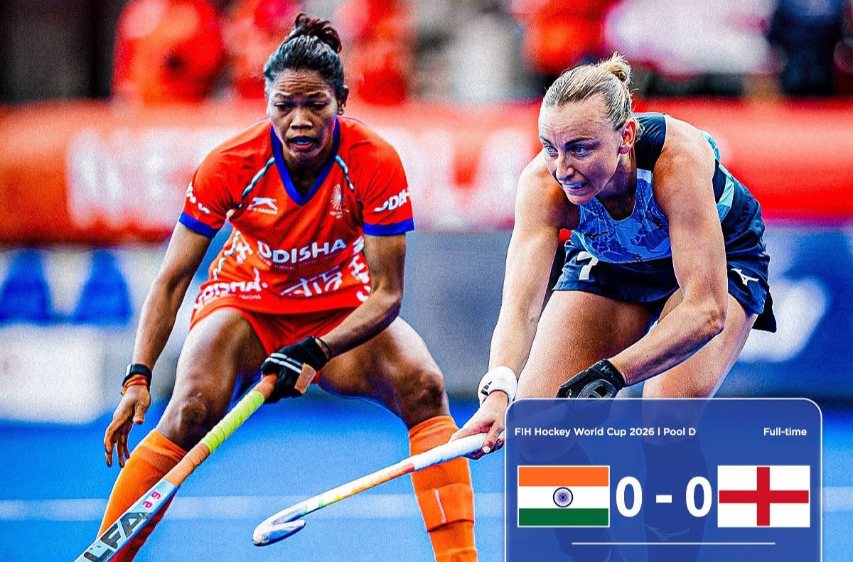 India Women Hold England to 0-0 Draw, Secure Place in Next Round of Hockey World Cup