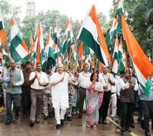 Har Ghar Tiranga Campaign: ‘ହର ଘର ତିରଙ୍ଗା’ ଅଭିଯାନ: ରେଳ ଭବନରେ ରେଳ ମନ୍ତ୍ରୀଙ୍କ ନେତୃତ୍ୱରେ ତିରଙ୍ଗା ରାଲି