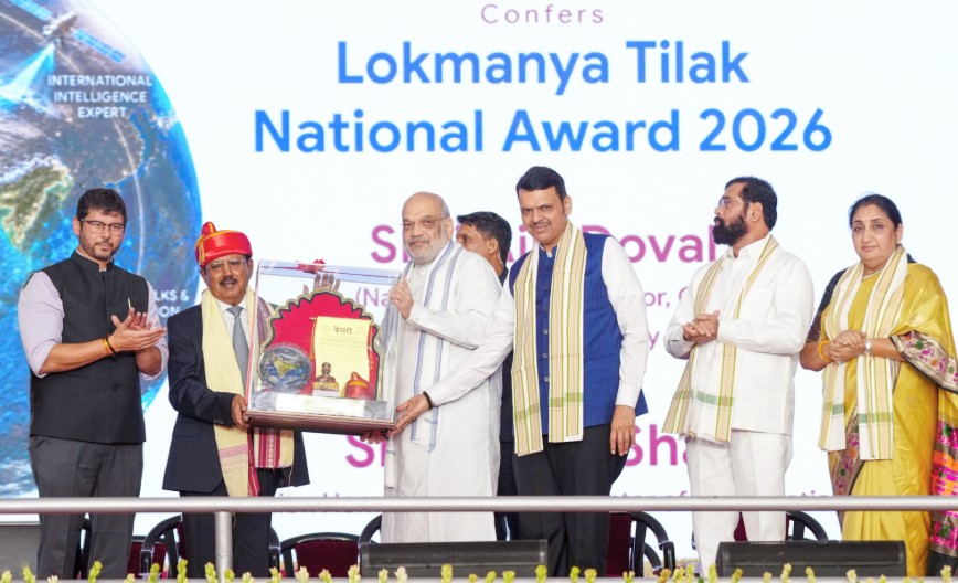NSA Ajit Doval receives Lokmanya Tilak National Award 2026
