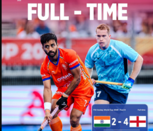 England Beats India 4-2 in Hockey World Cup 2026