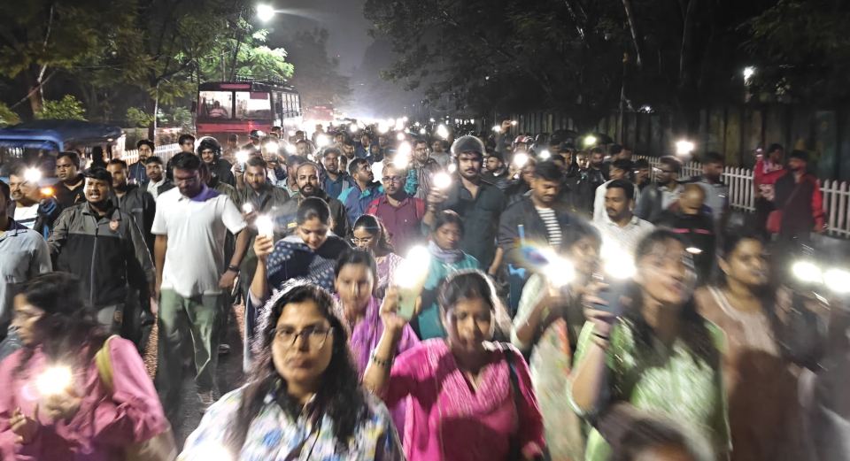 Successful JSSC-CGL Candidates Hold Protest March After Exam Cancellation