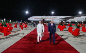 PM Modi Arrives in Bishkek for 26th SCO Summit