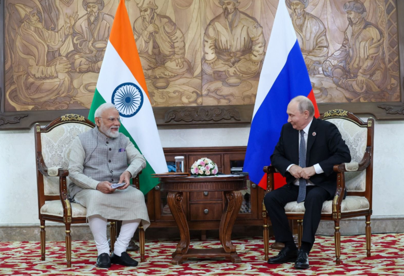 PM Modi invites putin to visit India for BRICS Summit