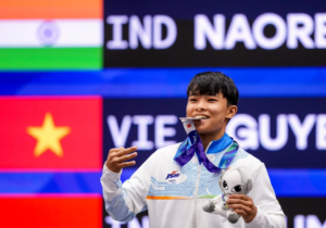 नाओरेम रोशिबिना देवी ने वुशु में लगाई मेडल की हैट्रिक, एशियन गेम्स में जीता रजत पदक