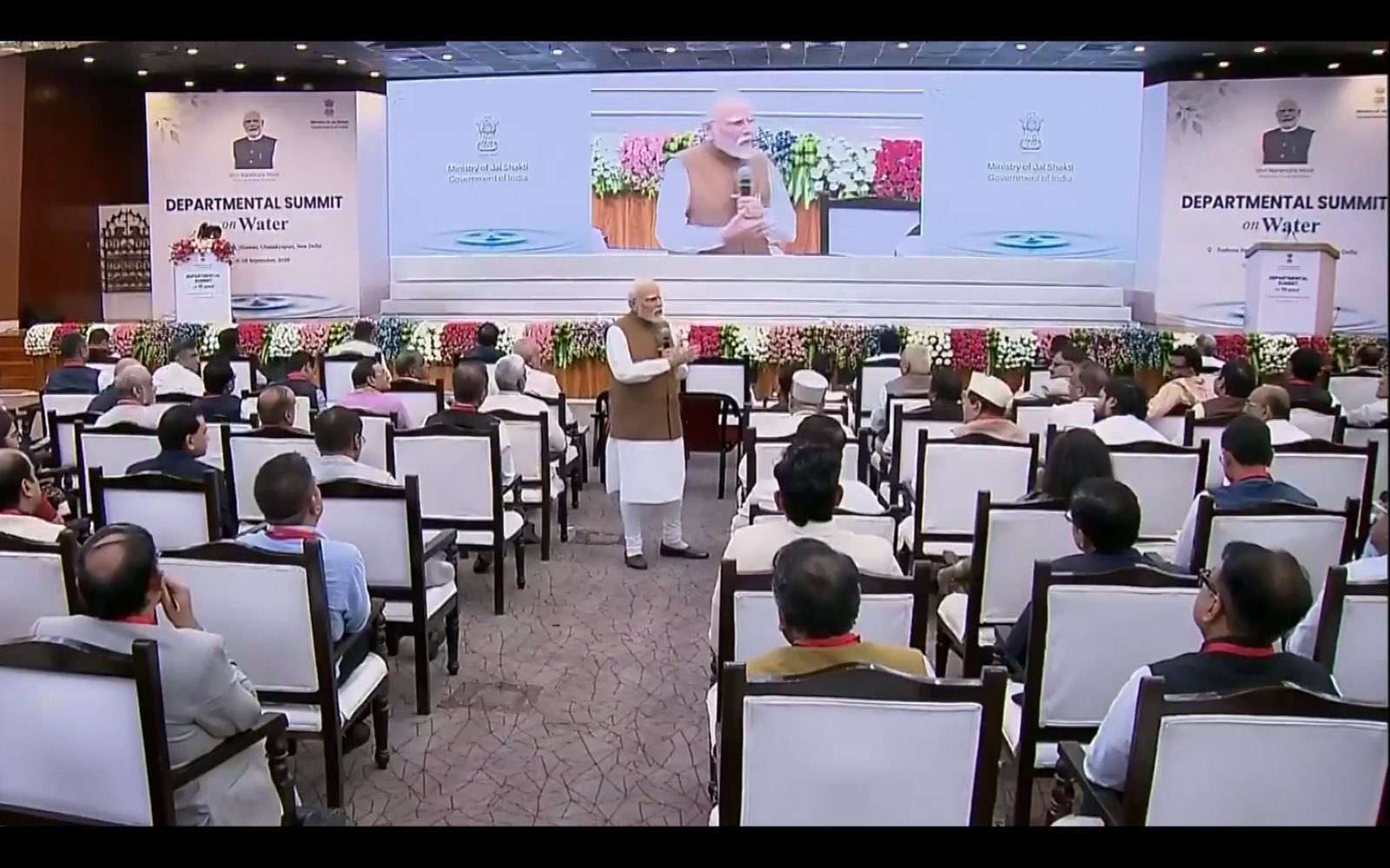 PM Participates in Valedictory Session of Departmental Summit on Water Security