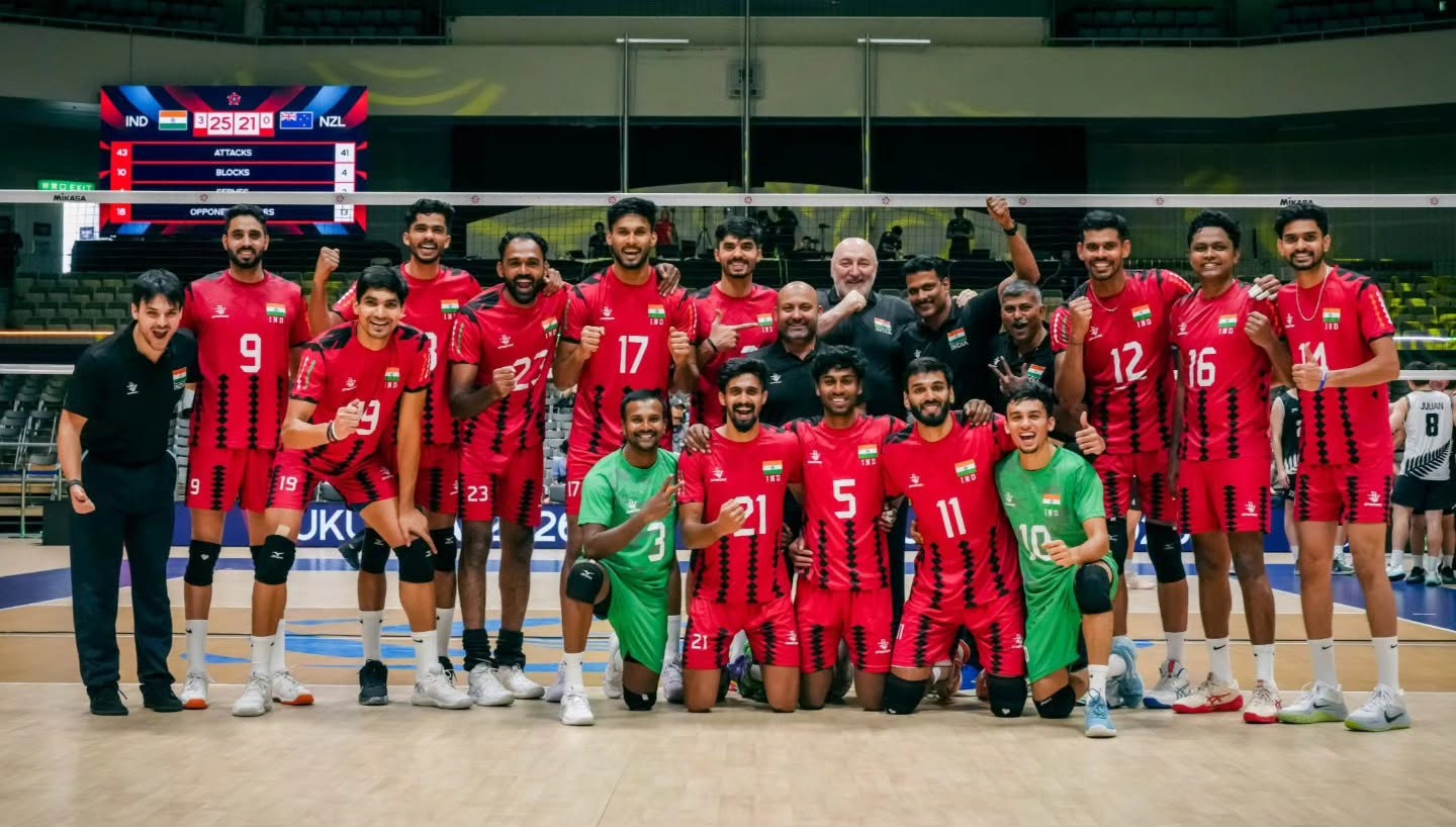 India Reach AVC Men’s Volleyball Championship Quarterfinals for the First Time Since 2019