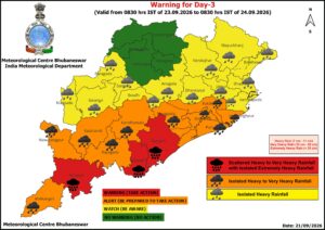 Schools Shut, Leave of Govt Employees Cancelled in This Odisha Dists Amid Heavy Rain Forecast