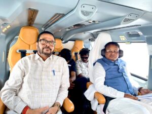 Odisha Flood Aerial Survey: ଆକାଶମାର୍ଗରୁ ବନ୍ୟାଞ୍ଚଳ ସ୍ଥିତି ପରଖିଲେ ମୁଖ୍ୟମନ୍ତ୍ରୀ ମୋହନ ମାଝୀ