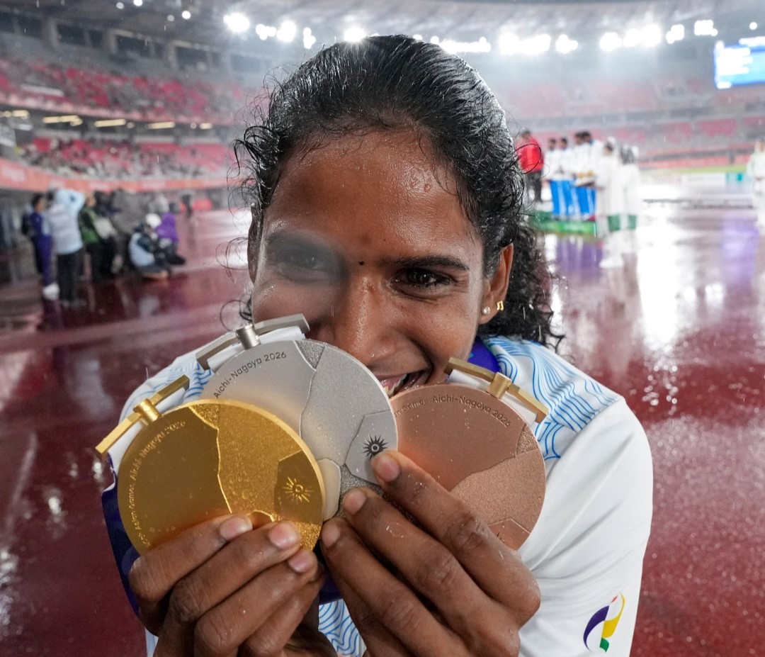 Asian Games: Vithya Ramraj Breaks PT Usha’s Record in 400m Hurdles; Secures Hat-Trick of Medals