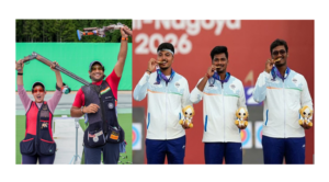 Asian Games 2026: India Win 2 More Gold Medals in Compound Archery and Mixed Trap