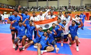एशियाई खेल 2026 में भारतीय कबड्डी टीम ने कायम रखा दबदबा, जीता स्वर्ण पदक