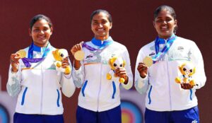 एशियाई खेलों में भारतीय महिला रिकर्व तीरंदाजी टीम ने रचा इतिहास, जीता पहला स्वर्ण पदक