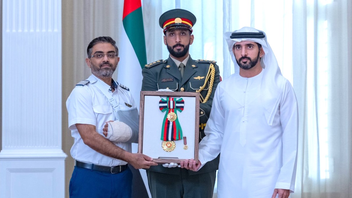 Indian Pilot Smit Machchhar, Flydubai Crew honoured with UAE’s First-Class Order of Zayed II