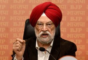राज्यसभा उपचुनाव: भाजपा ने मध्य प्रदेश से हरदीप सिंह पुरी को बनाया उम्मीदवार