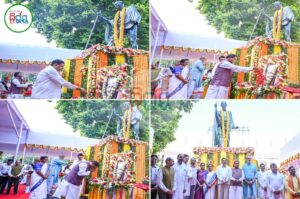 Gandhi & Shastri Jayanti: ଗାନ୍ଧୀ ଓ ଶାସ୍ତ୍ରୀ ଜୟନ୍ତୀ: ବିଧାନସଭା ପରିସରରେ ଶ୍ରଦ୍ଧାଞ୍ଜଳି ଅର୍ପଣ କଲେ ରାଜ୍ୟପାଳ, ମୁଖ୍ୟମନ୍ତ୍ରୀ ଓ ବାଚସ୍ପତି