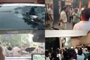 Violence in Dharmasala: ଧର୍ମଶାଳାରେ ରାଜନୈତିକ ଉତ୍ତେଜନା: ପୂର୍ବତନ ବିଧାୟକ ପ୍ରଣବ ବଲବନ୍ତରାୟଙ୍କ ଗାଡ଼ି ଉପରକୁ ଟେକାମାଡ଼