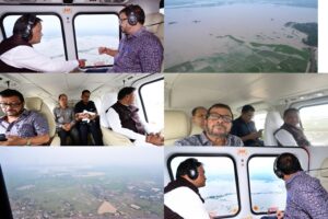 CM Conducts Aerial Survey of Flood-Hit Southern Odisha: ଆକାଶମାର୍ଗରୁ ବନ୍ୟାଞ୍ଚଳ ପରିଦର୍ଶନ କଲେ ମୁଖ୍ୟମନ୍ତ୍ରୀ ମୋହନ ମାଝୀ