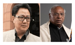 महत्वपूर्ण विधेयकों पर चर्चा की मांग, बाधा न बनने के लिए रिजिजू ने खड़गे को लिखी चिट्ठी