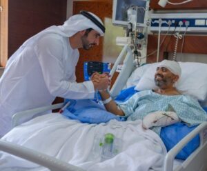 Dubai Crown Prince Meets Injured Indian Pilot Smit Machchhar